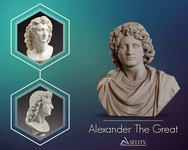 Alexander The Great Bust Sculpture