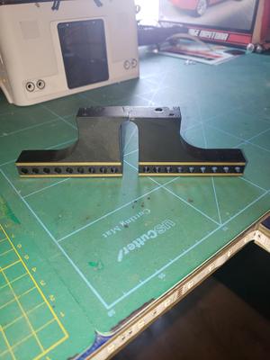 1/14 grand, or king hauler or globe liner center bumper fuel tank