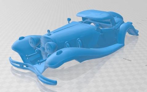 Mercedes Benz 540K Printable Body Car