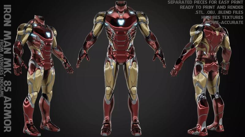 Iron Man Mark 85 Armor for Cosplay