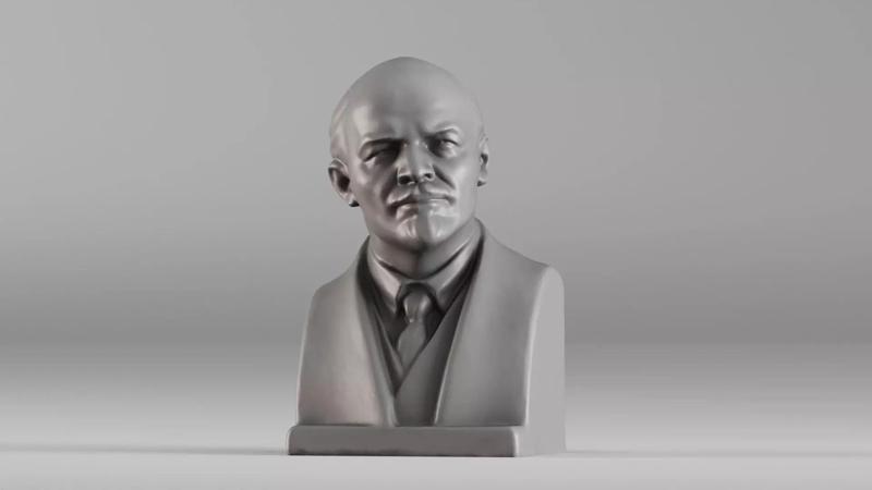 001600 Bust of Lenin Historical Soviet Figure
