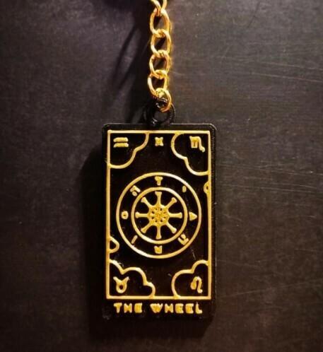 Tarot card the wheel of fortune
