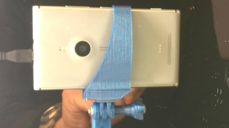 serre phone pour trepied