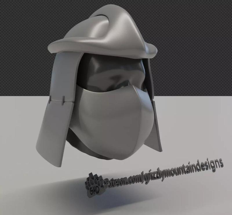 Teenage Mutant Ninja Turtles Shredder helmet Cartoon toon 1987