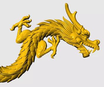 Asian dragon Reliefs Pendants beautiful 2