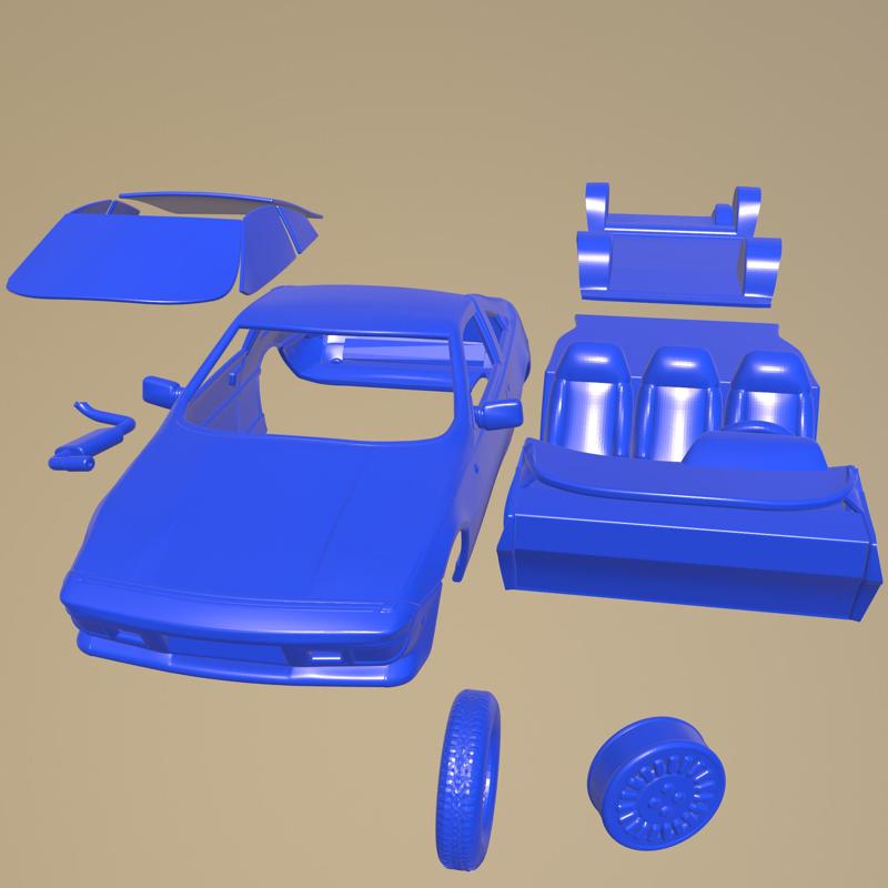 Talbot Matra Murena 1981  PRINTABLE CAR IN SEPARATE PARTS