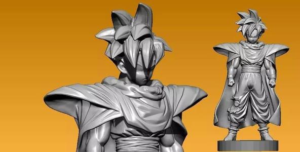 Gohan - super saiyan Dragon ball Z model - statue - 3D print