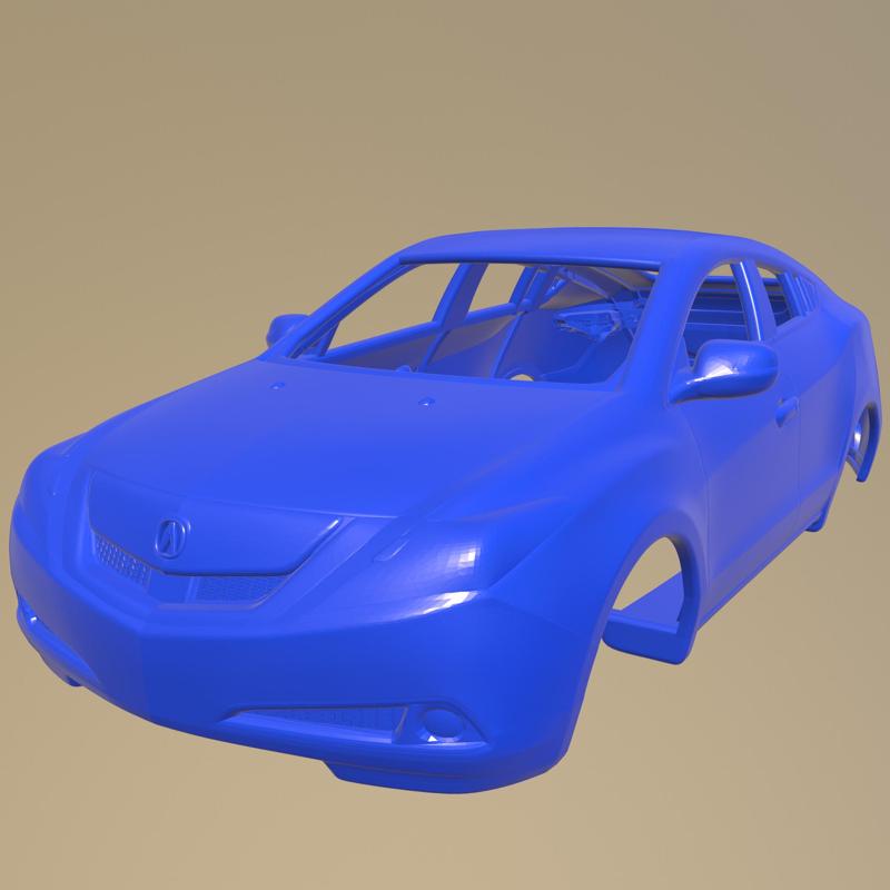 Acura ZDX 2012 Printable Car Body