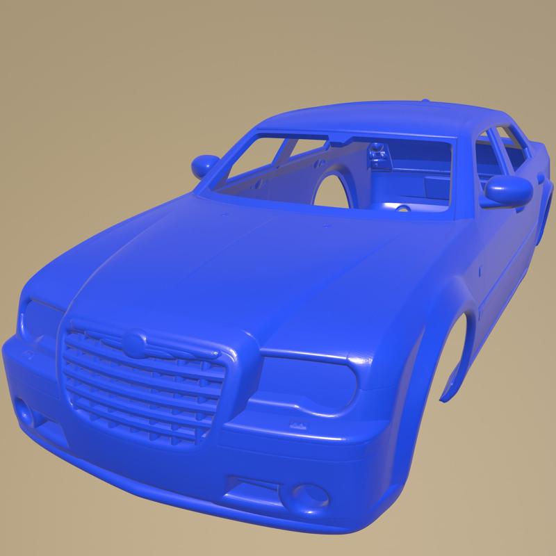 Chrysler 300C sedan 2009 Printable Car Body