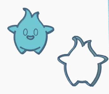 Cookie cutter lumalee/ Flamita Mario bross/ llamaita