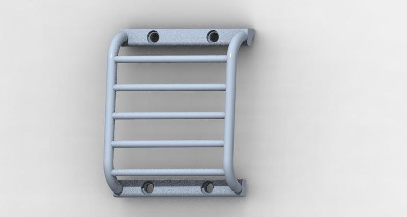 RC 1/10 TRX4 Defender body protection headlights