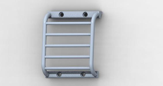 RC 1/10 TRX4 Defender body protection headlights