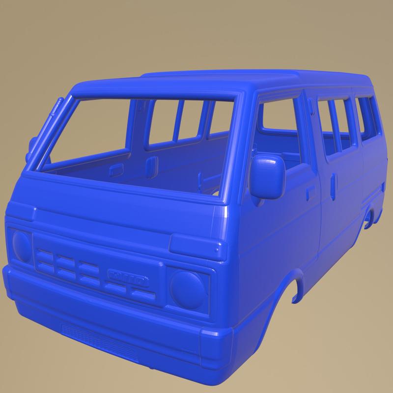 Daihatsu Hijet Tianjin 1990 PRINTABLE CAR BODY