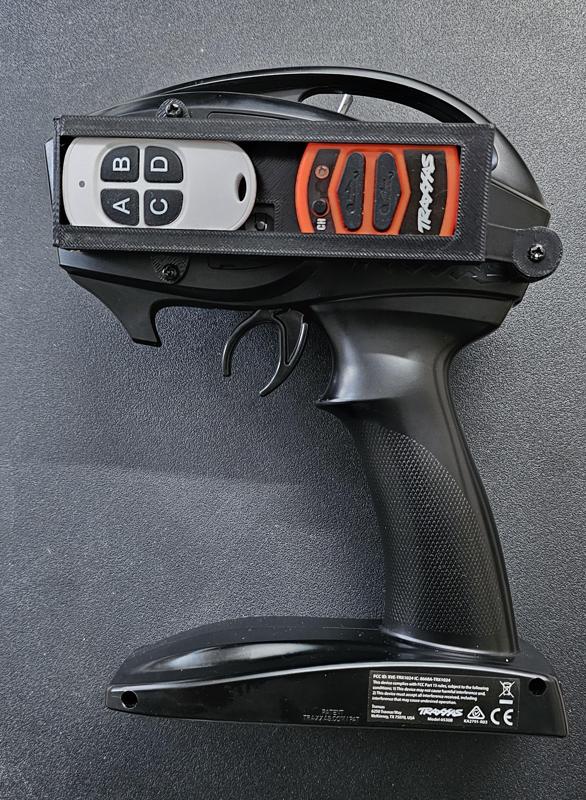 Double TQi Remote Holder For Traxxas TRX-4, TRX-6