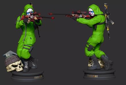 FreeFire Top Criminal - For 3D Printing