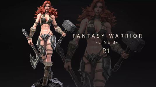 Fantasy Warrior - Line 3 - F1 -