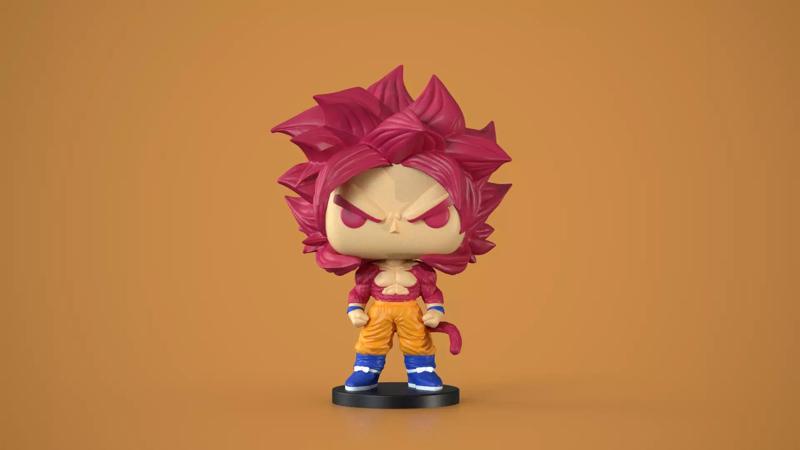 Goku Super Saiyan 4  Funko Pop Style  Dragon Ball