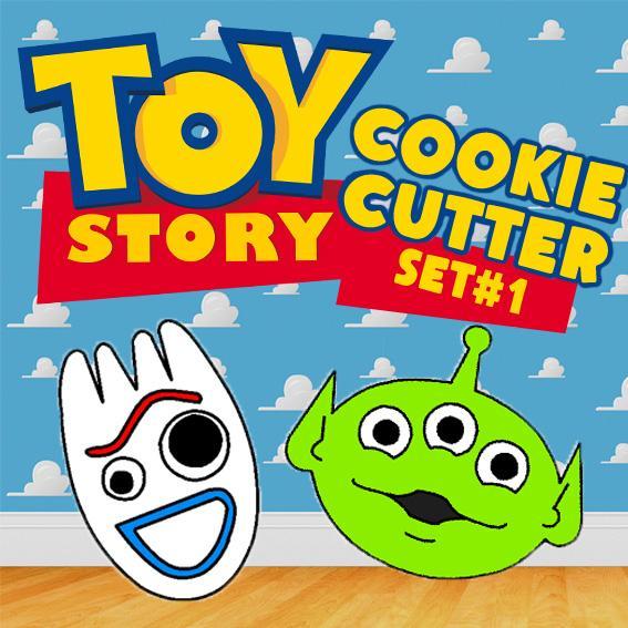 Toy Story Forky and Marcianito - Cookie Cutter