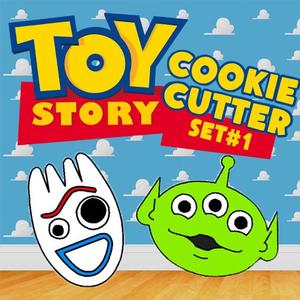 Toy Story Forky and Marcianito - Cookie Cutter