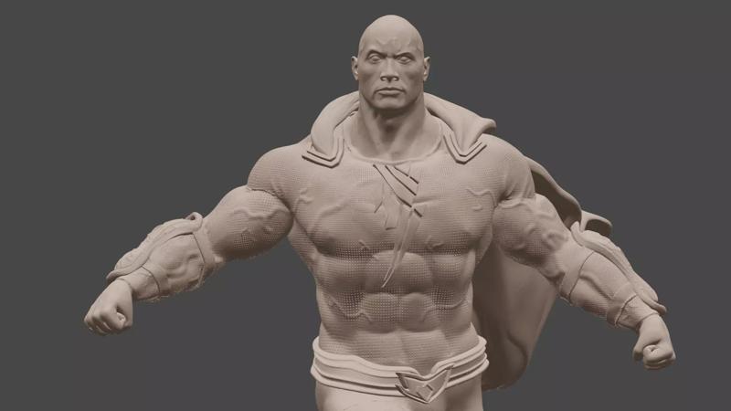 Black Adam - The Rock Fanart Version