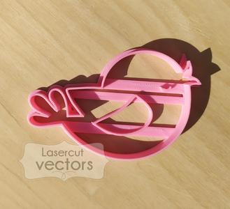 Bird cookie cutter. Bird cookie cutter. Bird cookie cutter