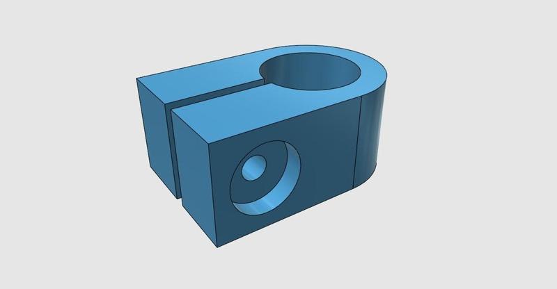 Half inch mini hose or tube clamp.