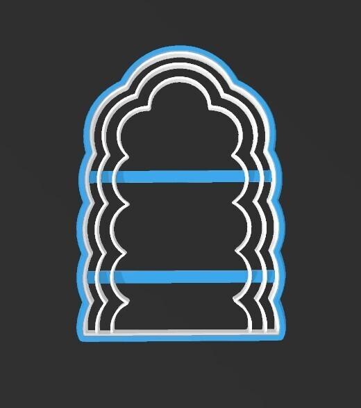 Wavy arch, cookie cutters 100mm