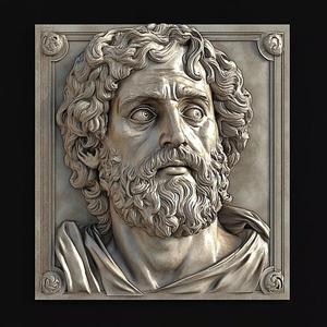 Apostle Judas  Bas Relief 3D Model