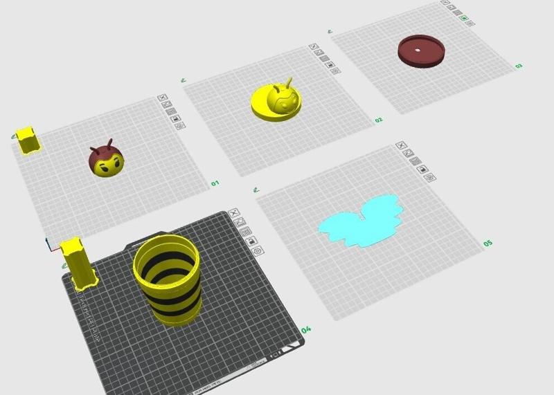 Plim Plim Clown Bee Milkshake Tumbler