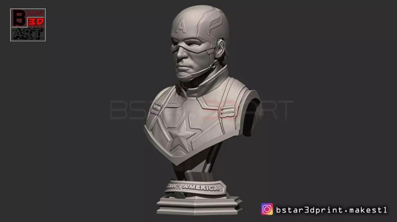 Captain America bust - With Helmet from Marvel