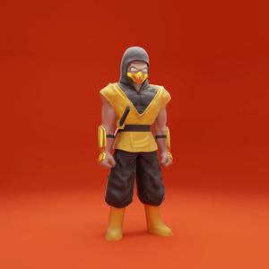 Cartoonized Scorpion
