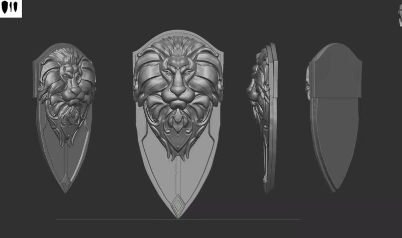 Alliance Lion Shield 3D Printable