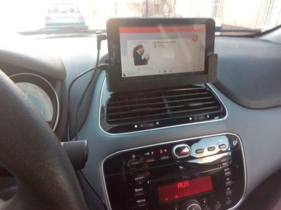 Attachment of tablet 7" FIAT PUNTO evo