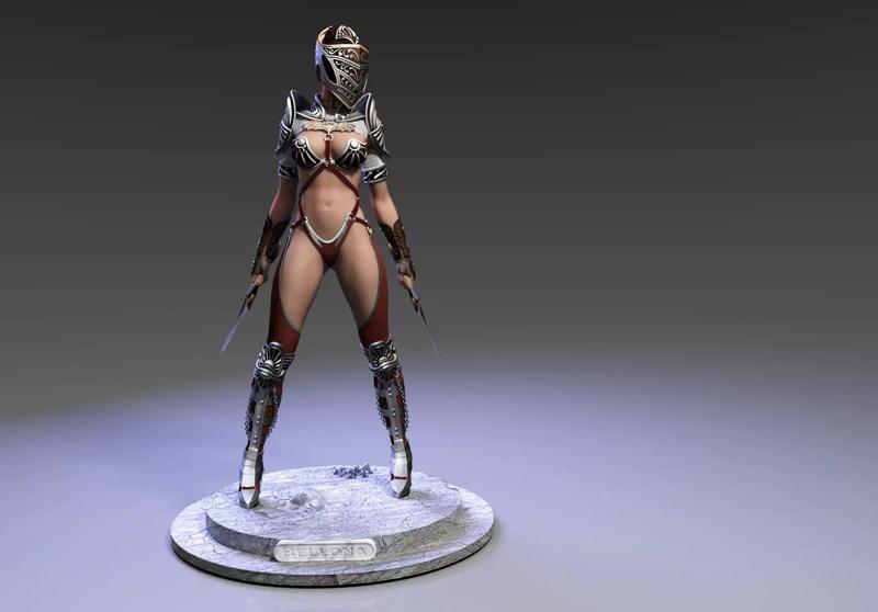 Bellona ready pose
