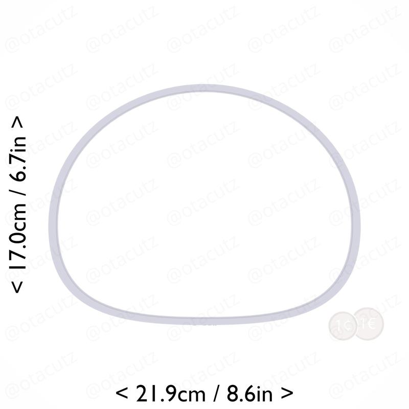 Mochi Cookie Cutter 8.25in / 21cm