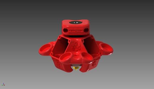 Infill 3D Delta Bot Magnetic Effector