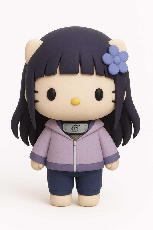 Hello Kitty Hinata cosplay