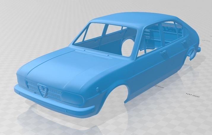 Alfa Romeo Alfasud 1972 Printable Body Car
