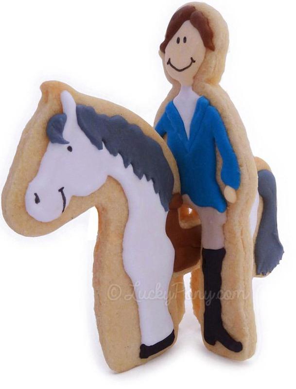 cookie cutter horse and rider 3D