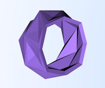 Cyber Ridge Geometric Ring