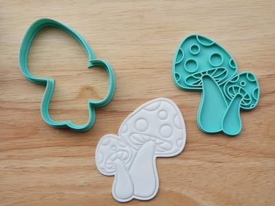 Mushrooms Cookie Cutter Woodland