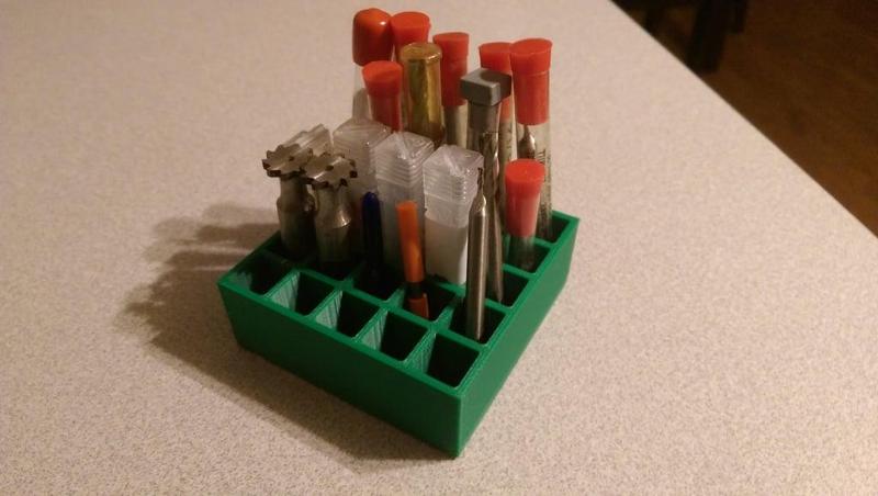 25 Piece End Mill and Tool Holder