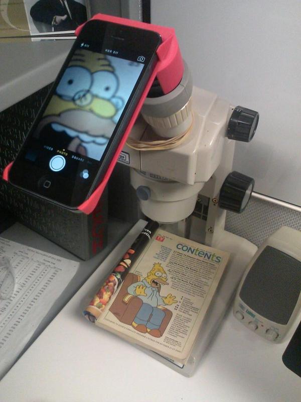 iPhone 6 Microscope Adapter