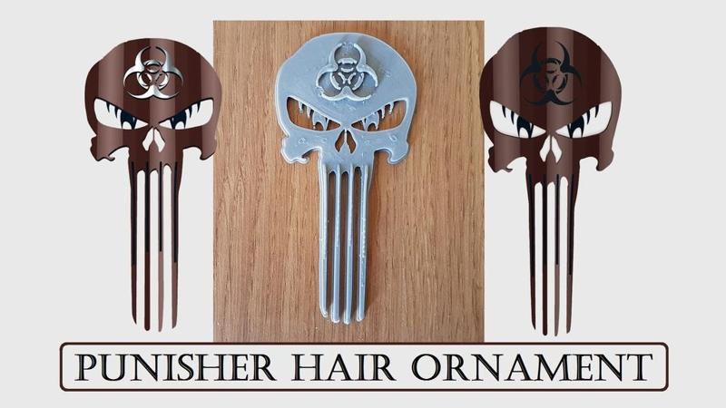 Punisher Hair Ornament Remix