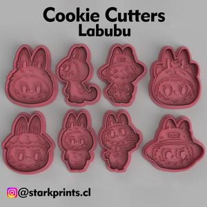 SET OF 8 LABUBU COOKIE CUTTERS