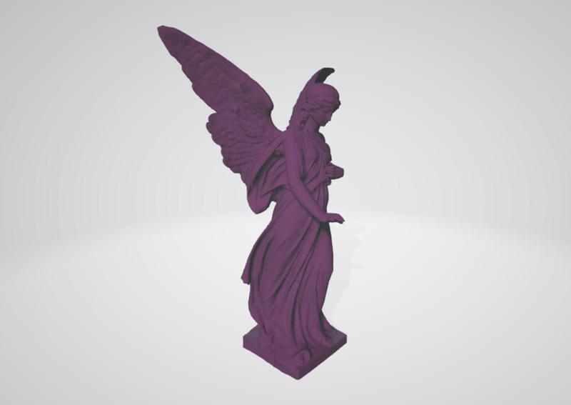 Angel Statue 3d model - 3d printable