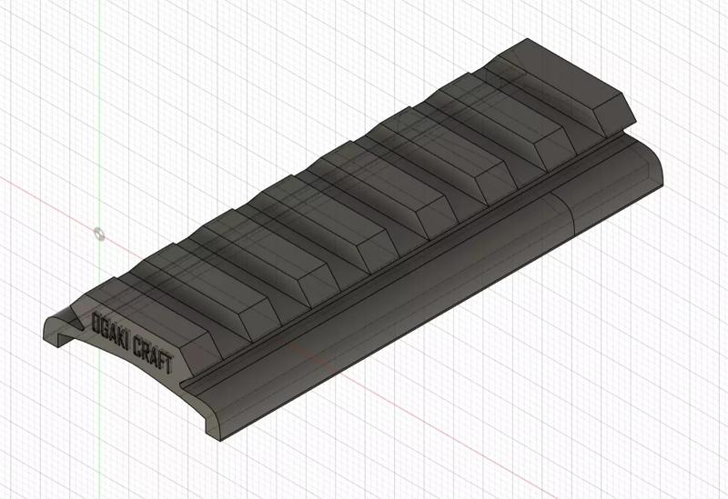 Under barrel rail for Desert Eagle by Tokyo Marui