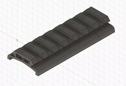 Under barrel rail for Desert Eagle by Tokyo Marui