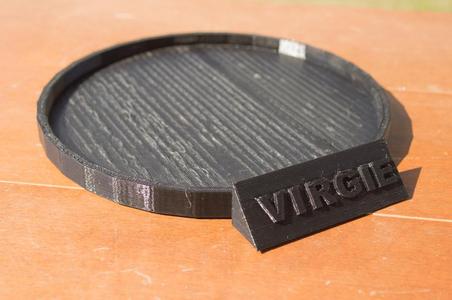 Water Bowl Stand for a Cat Named Virgie