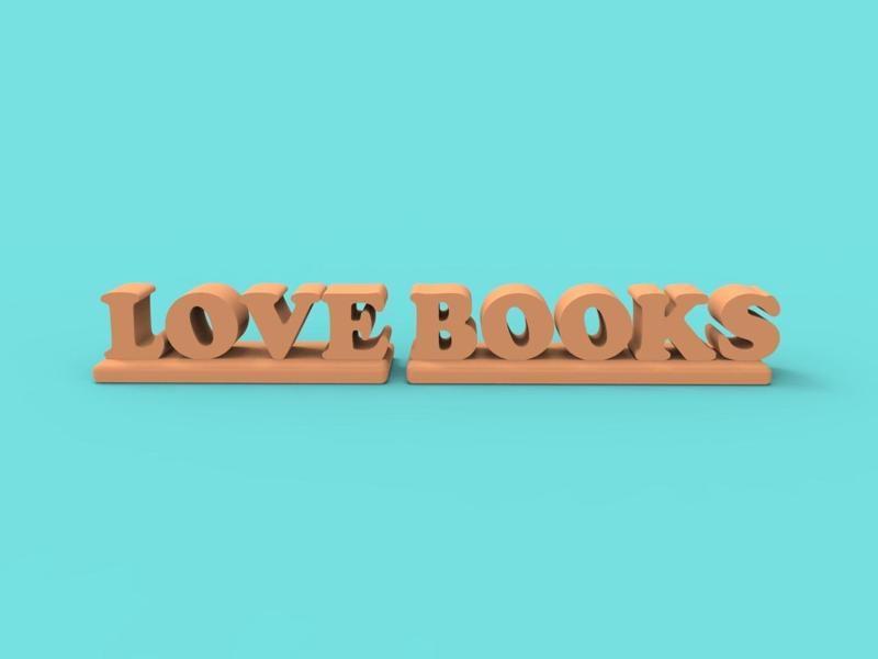 Love Books Book Holder